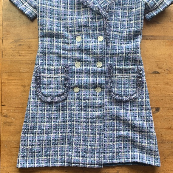 Sandro Womens Ludivine Tweed Mini Dress - Picture 6 of 16